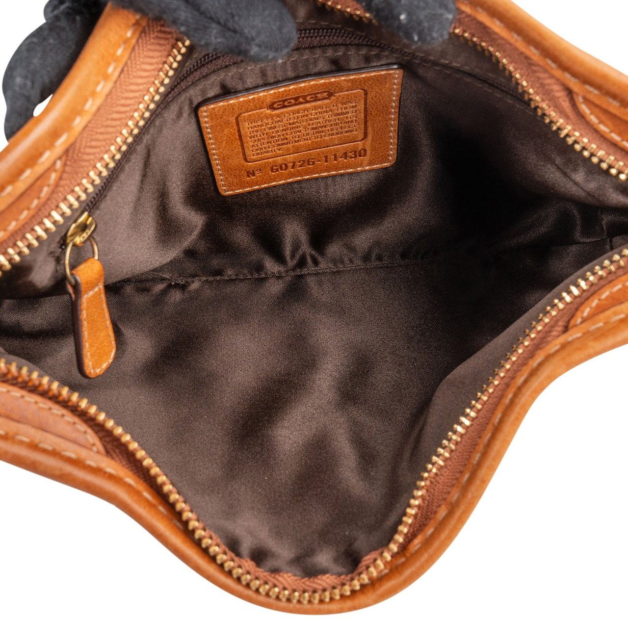 Coach Coach Monogram Signature Demi Handbag Bruin