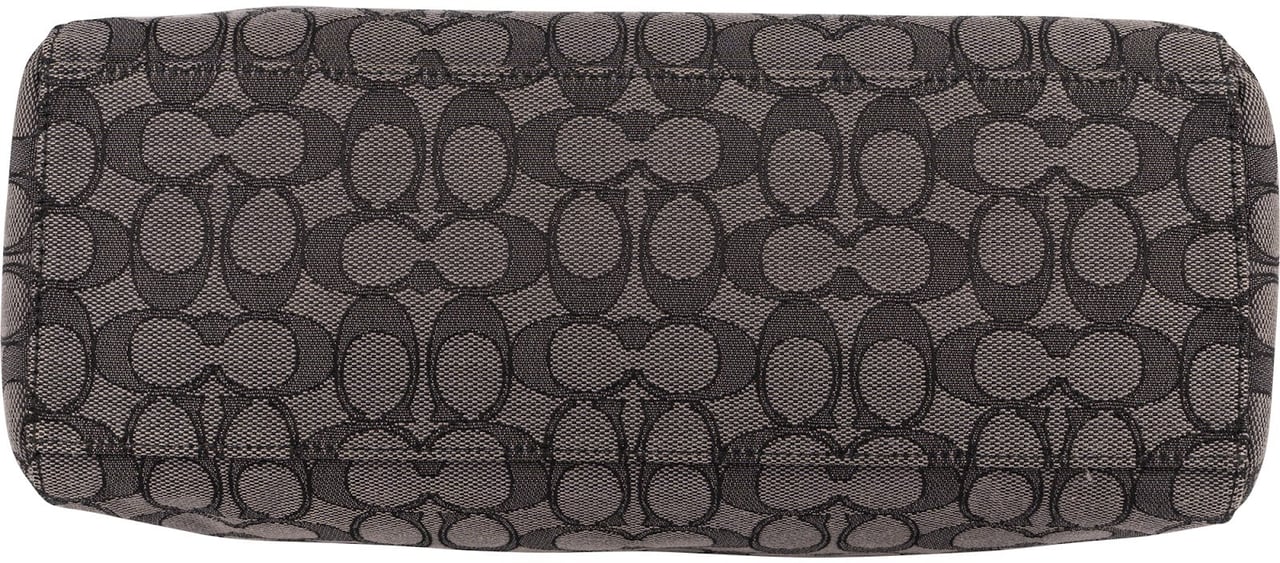 Coach Coach Monogram Signature Canvas Ergo Shoulder Crossbody Bag Zwart