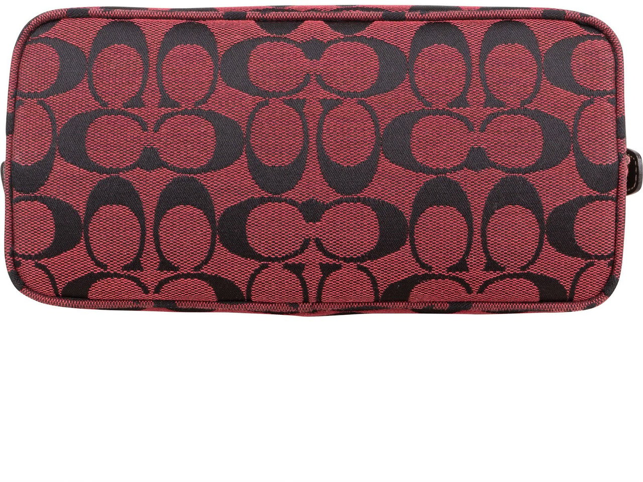 Coach Red Monogram Signature Demi Mini Handbag Rood