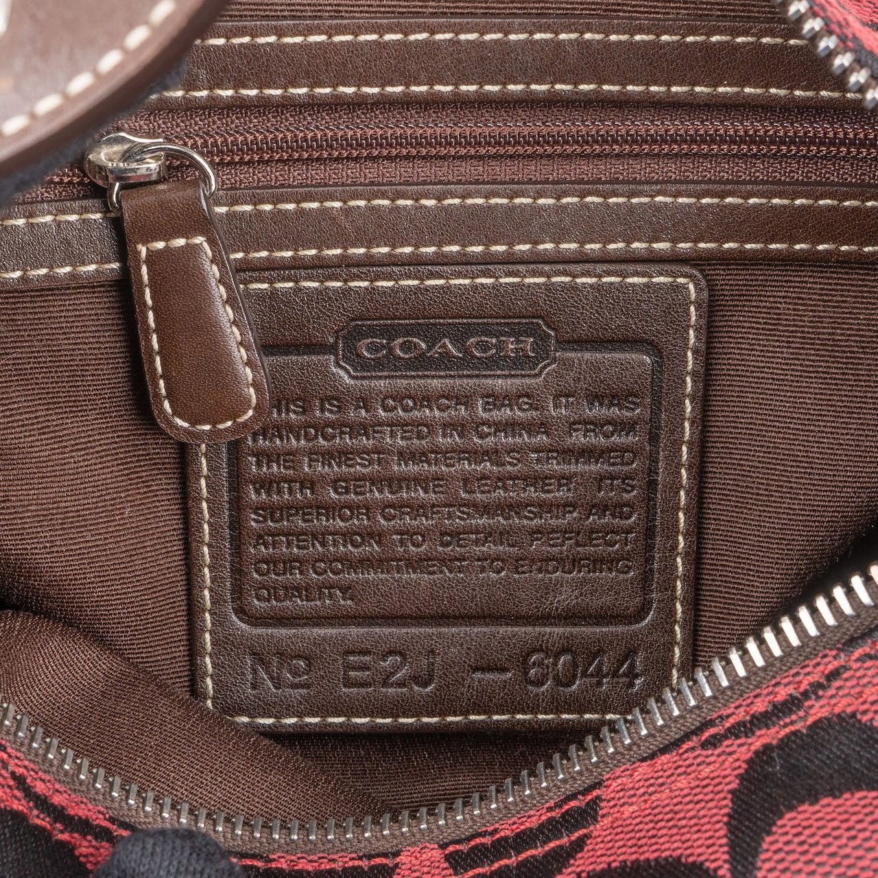 Coach Red Monogram Signature Demi Mini Handbag Rood