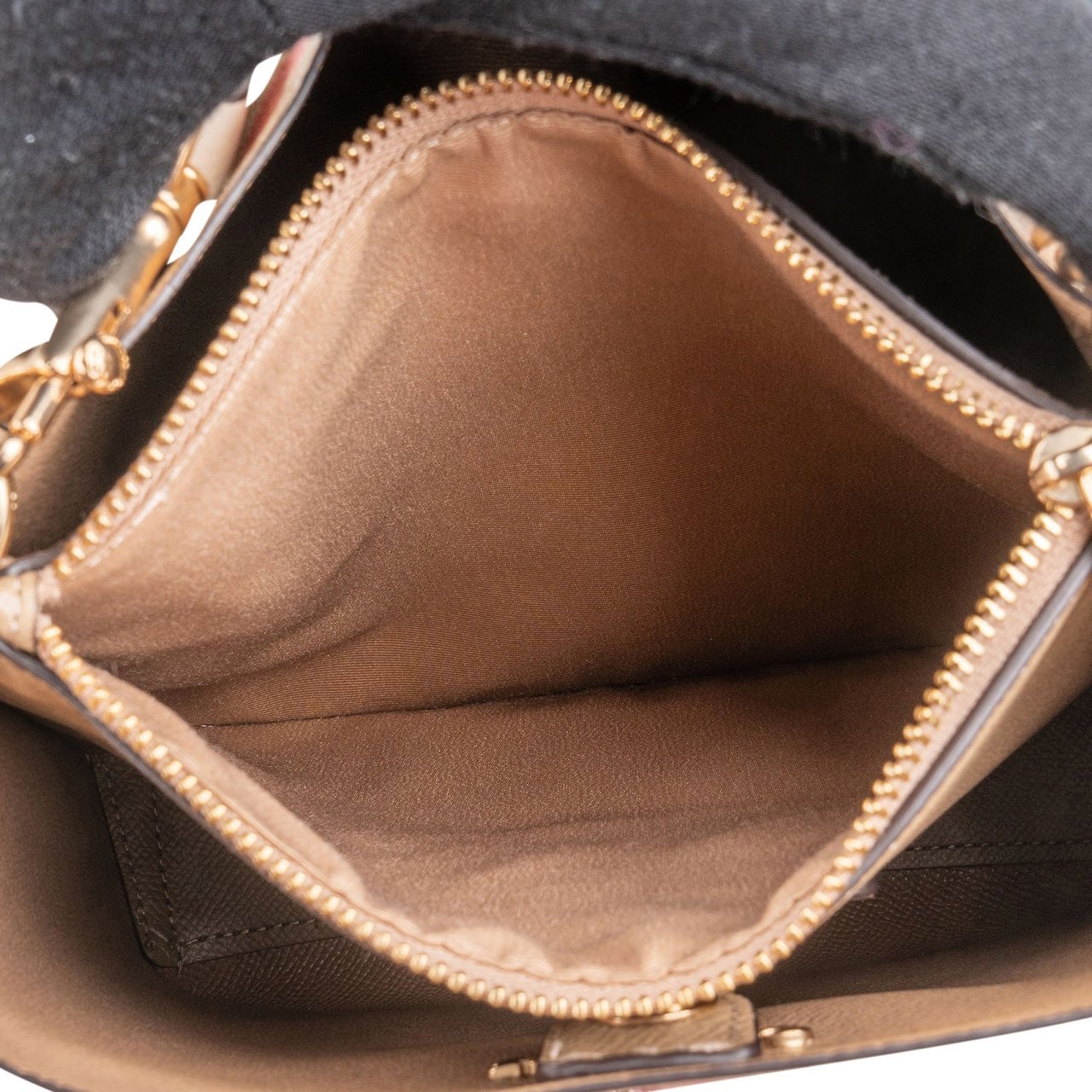 Coach Coach Signature Monogram Heart Print Mollie Bucket Handbag Beige