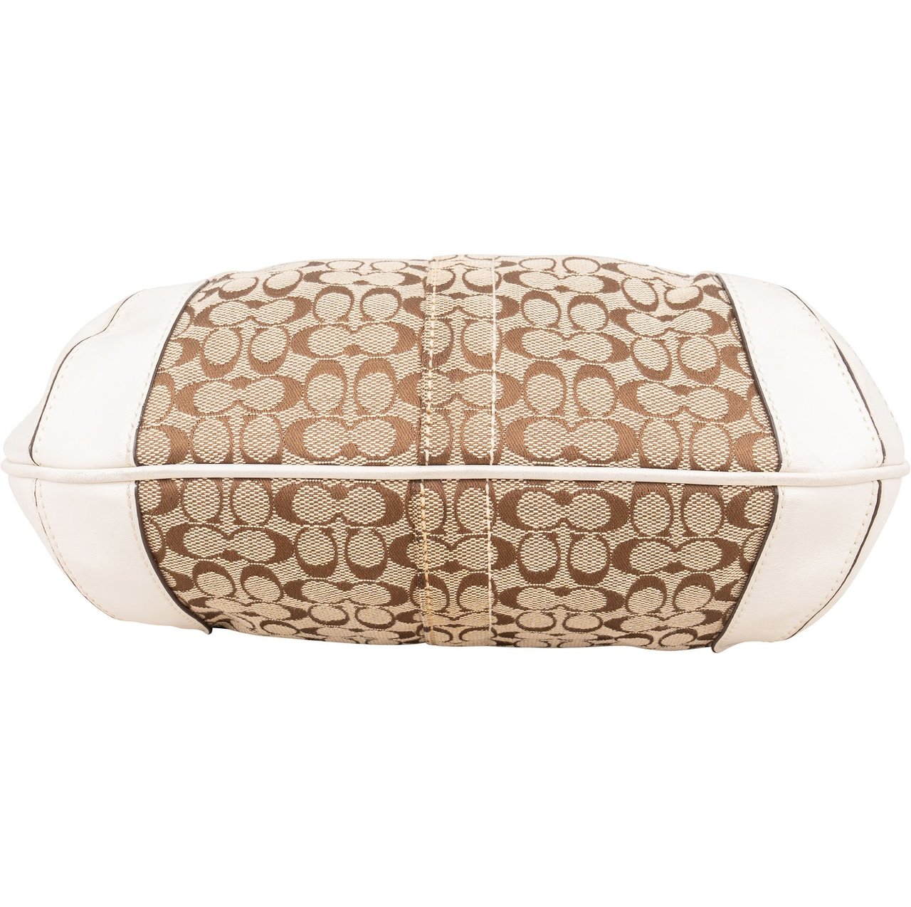 Coach Coach Monogram Signature Handbag Bruin