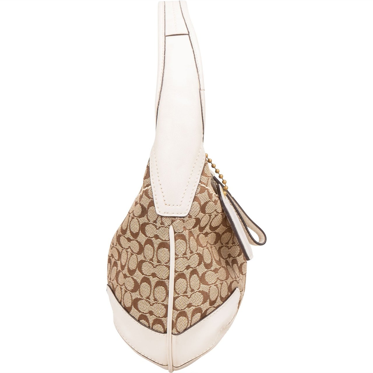 Coach Coach Monogram Signature Handbag Bruin