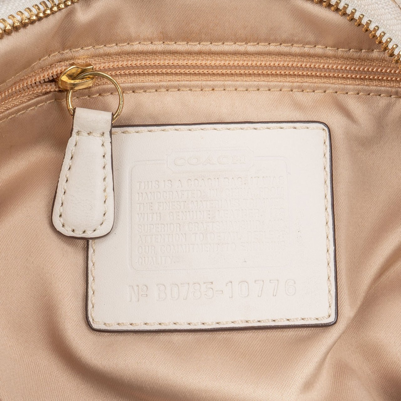 Coach Coach Monogram Signature Handbag Bruin