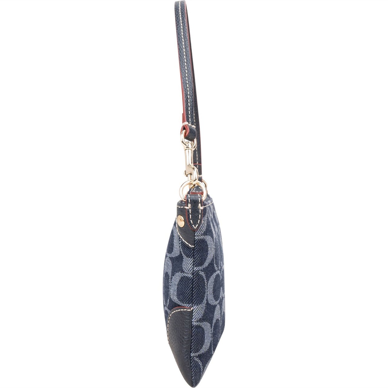 Coach Monogram Signature Denim Handbag Blauw