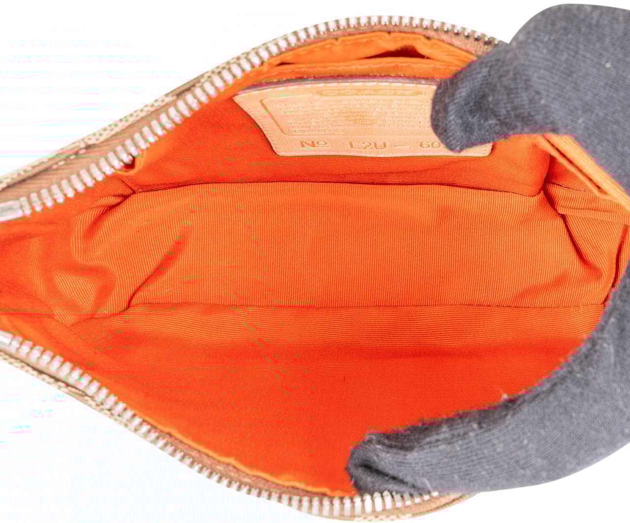 Coach Coach Monogram Signature Canvas Demi Handbag Bruin