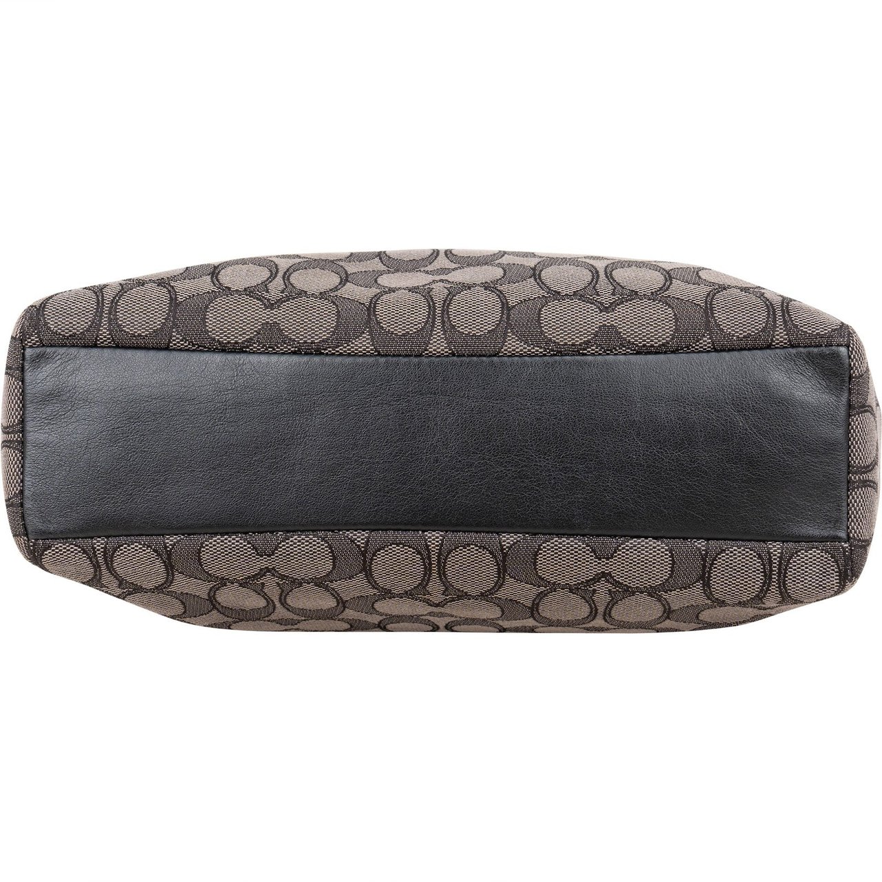 Coach Coach Monogram Signature Prairie Satchel Handbag Zwart