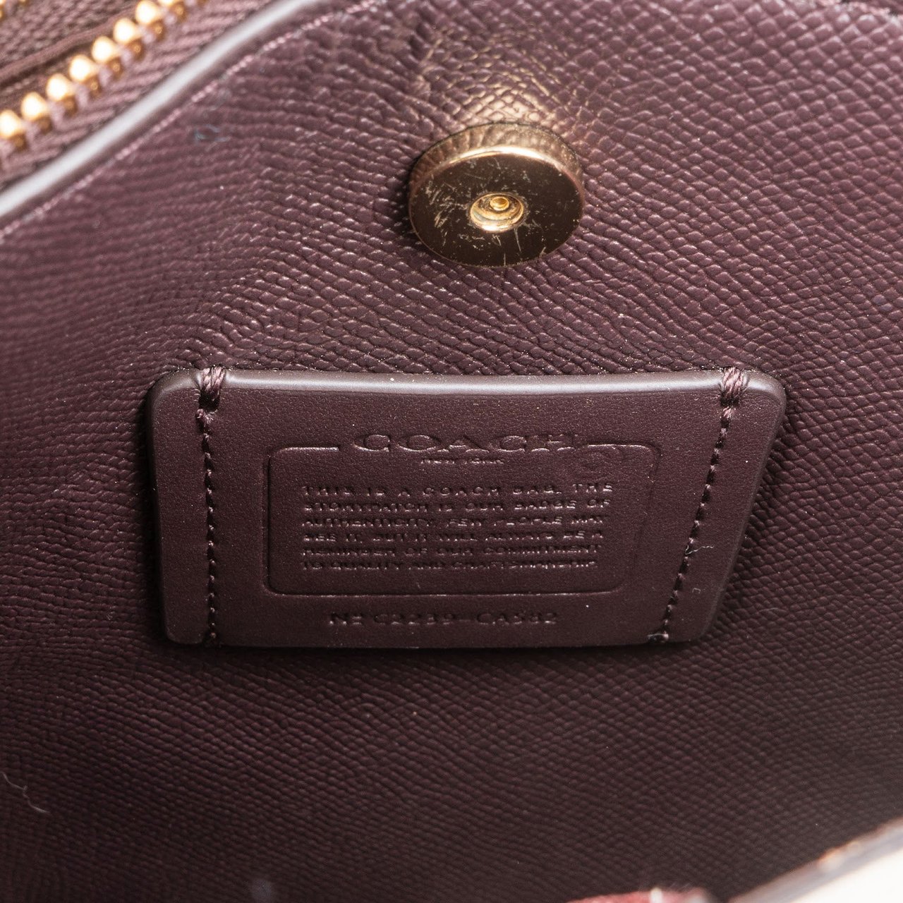 Coach Coach Monogram Signature Canvas Town Bucket Crossbody Handbag Wit