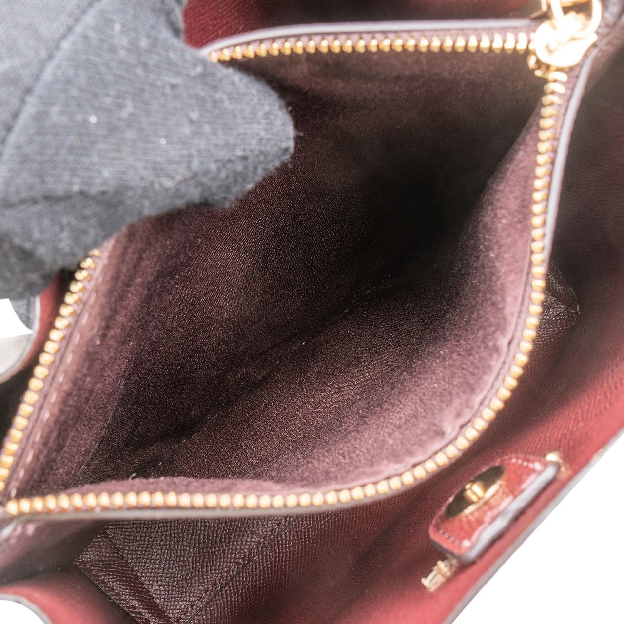 Coach Coach Monogram Signature Canvas Town Bucket Crossbody Handbag Wit