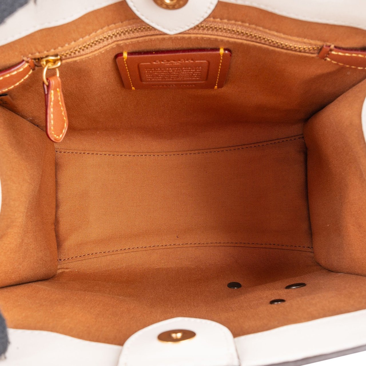 Coach Coach Monogram Signature Chambray DenimT 22 Floral Crossbody Bag Lichtblauw