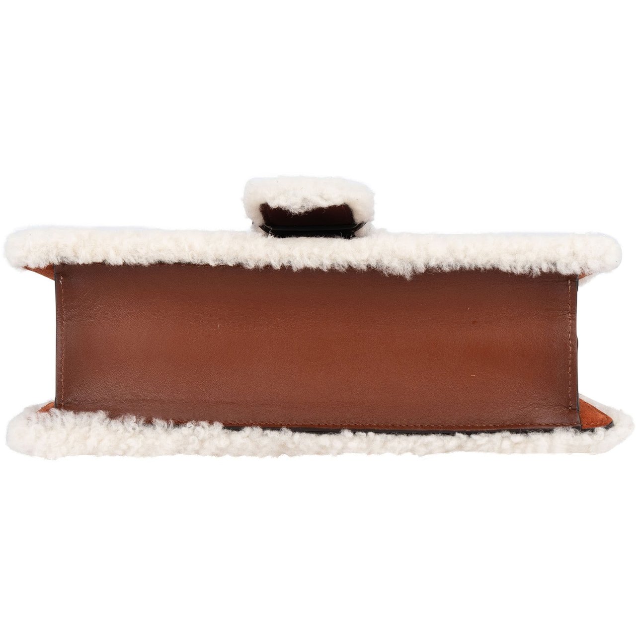 Coach Coach Shearling Pillow Tabby Shoulder Bag Bruin