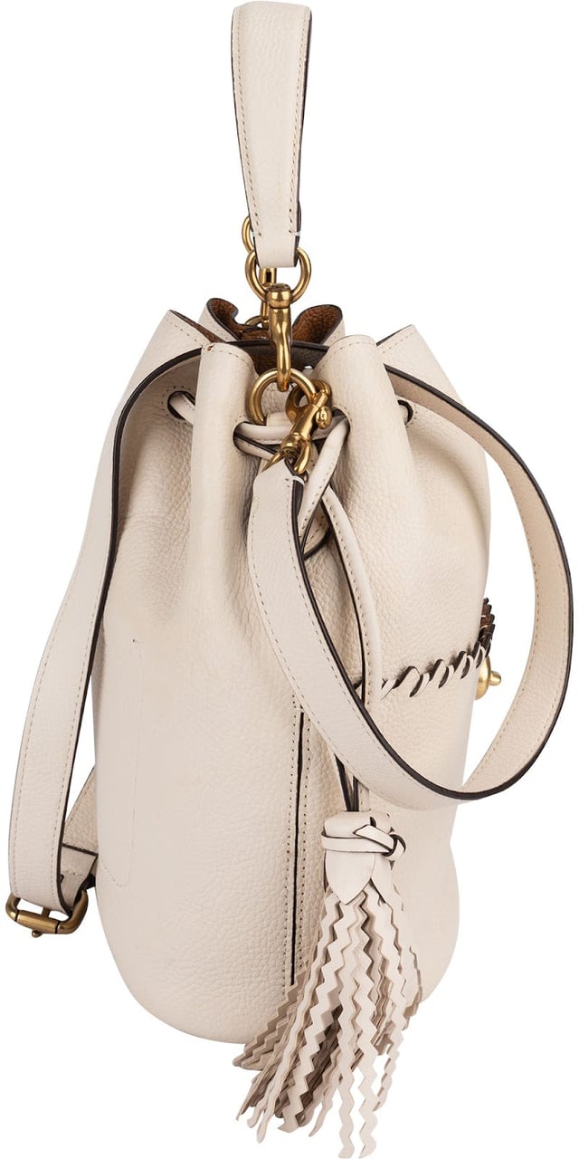 Coach Coach Pebbled Leather Dinky Bucket Crossbody Bag Divers