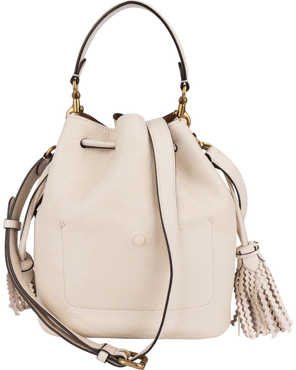 Coach Coach Pebbled Leather Dinky Bucket Crossbody Bag Divers