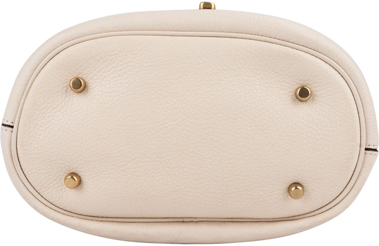 Coach Coach Pebbled Leather Dinky Bucket Crossbody Bag Divers