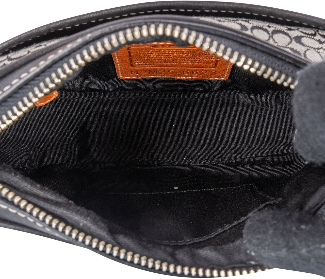 Coach Coach Mini Signature Monogram Pochette Handbag Zwart