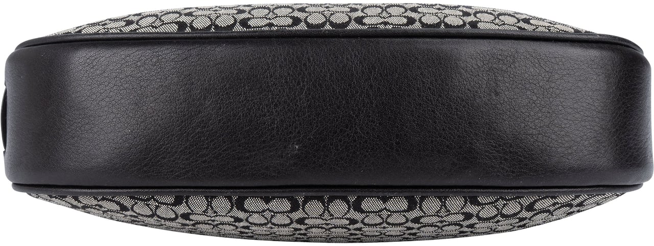 Coach Coach Mini Signature Monogram Pochette Handbag Zwart
