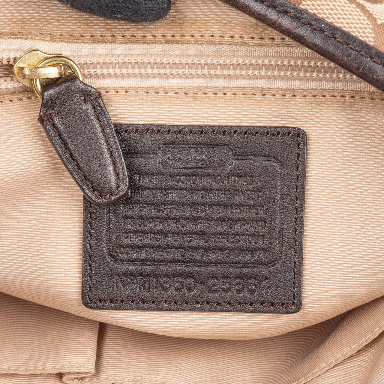 Coach Coach Monogram Signature Duffle Shoulder Bag Beige