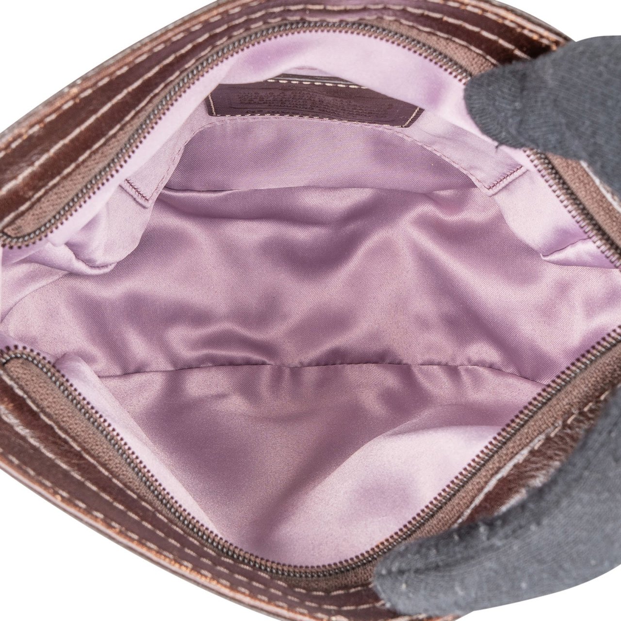 Coach Coach Monogram Signature Soho Demi Shoulder Bag Beige