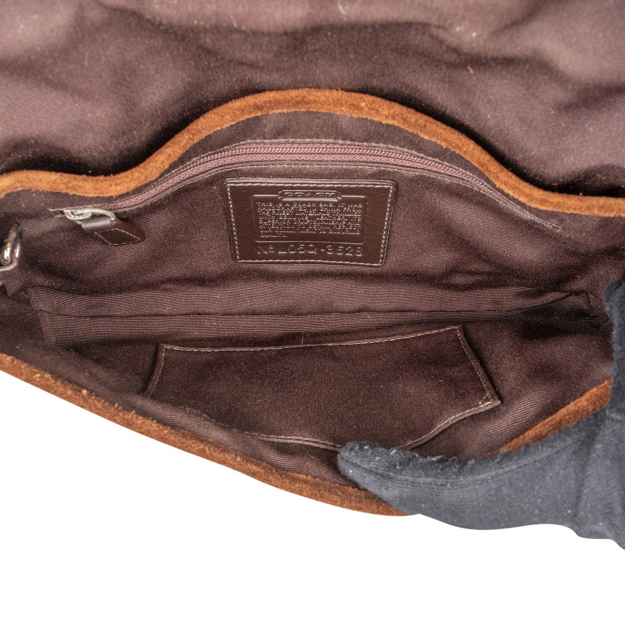 Coach Coach Mini Monogram Signature Soho Buckle Flap Shoulder Bag Bruin