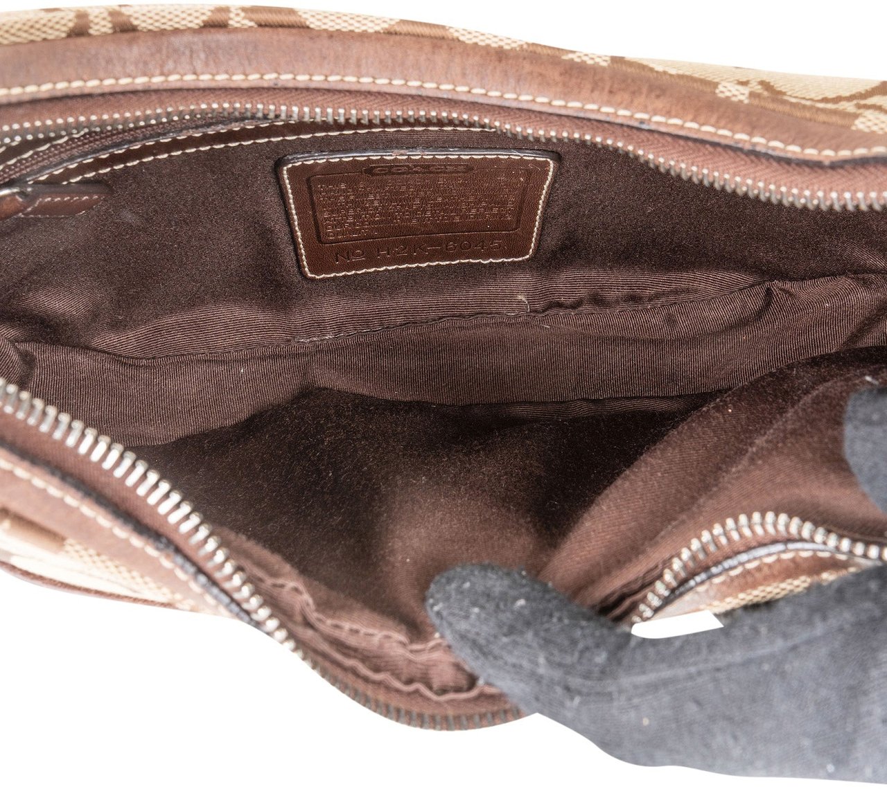 Coach Coach Monogram Signature Shoulder Bag Bruin