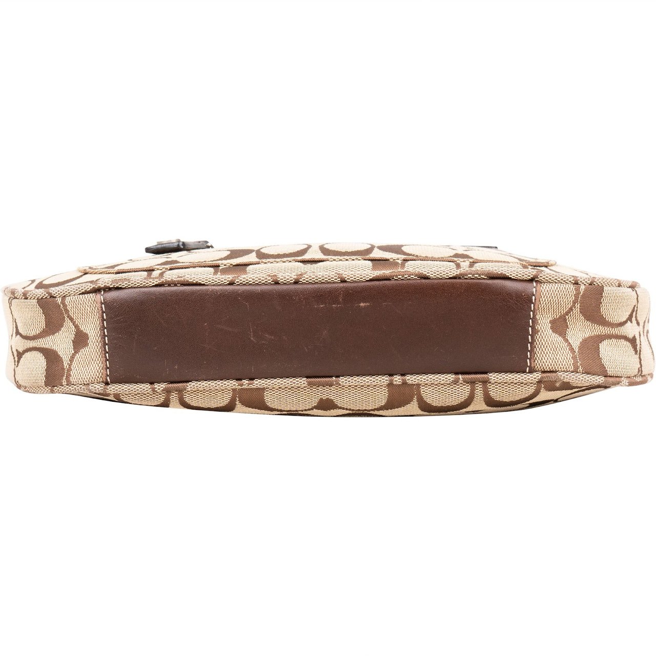 Coach Coach Monogram Signature Shoulder Bag Bruin