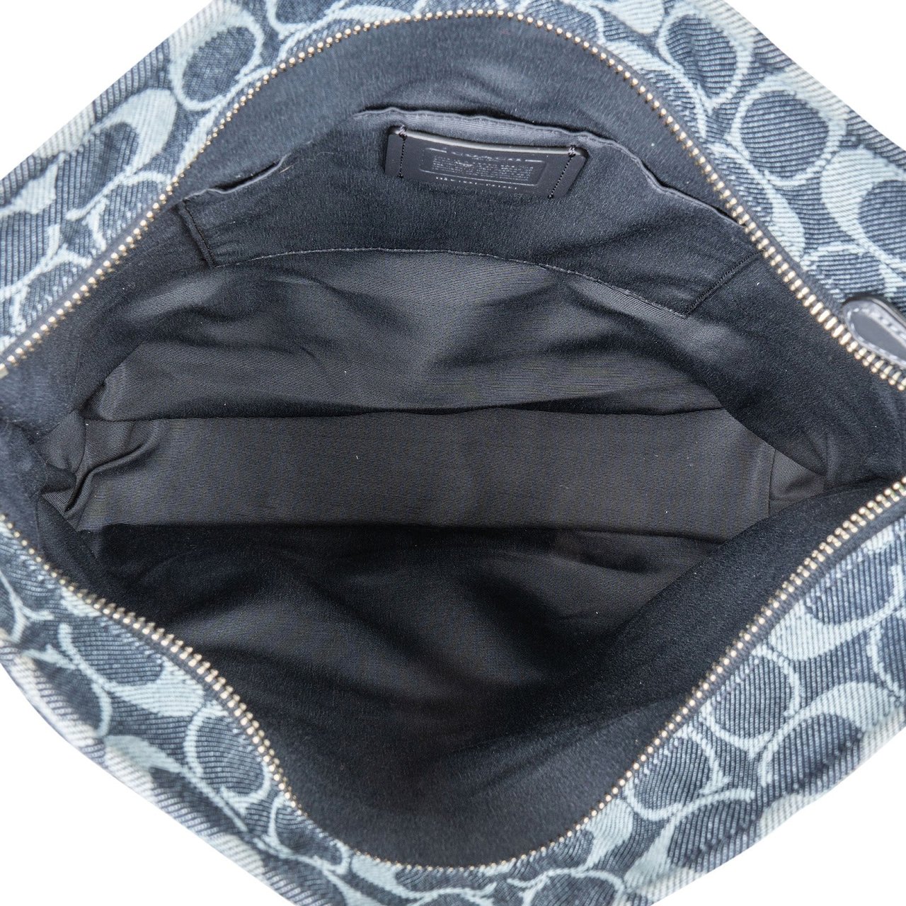 Coach Coach Monogram Signature Denim Tote Rainbow Handle Shoulder Bag Divers