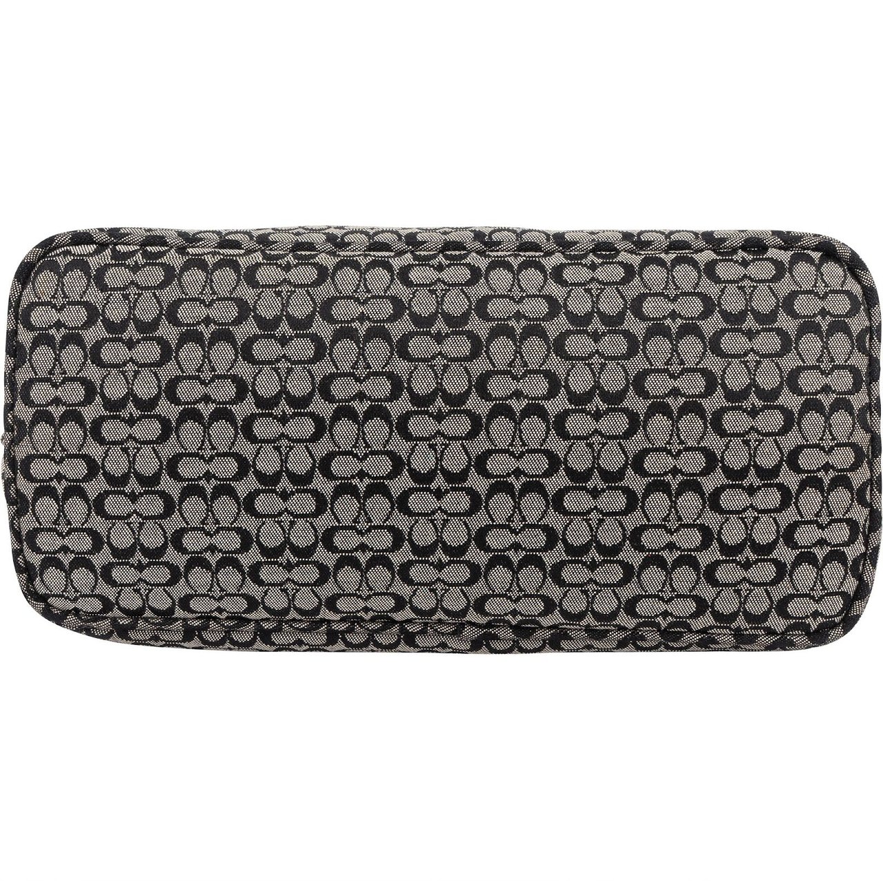 Coach Coach Mini Monogram Signature Demi Pouch Handbag Zwart