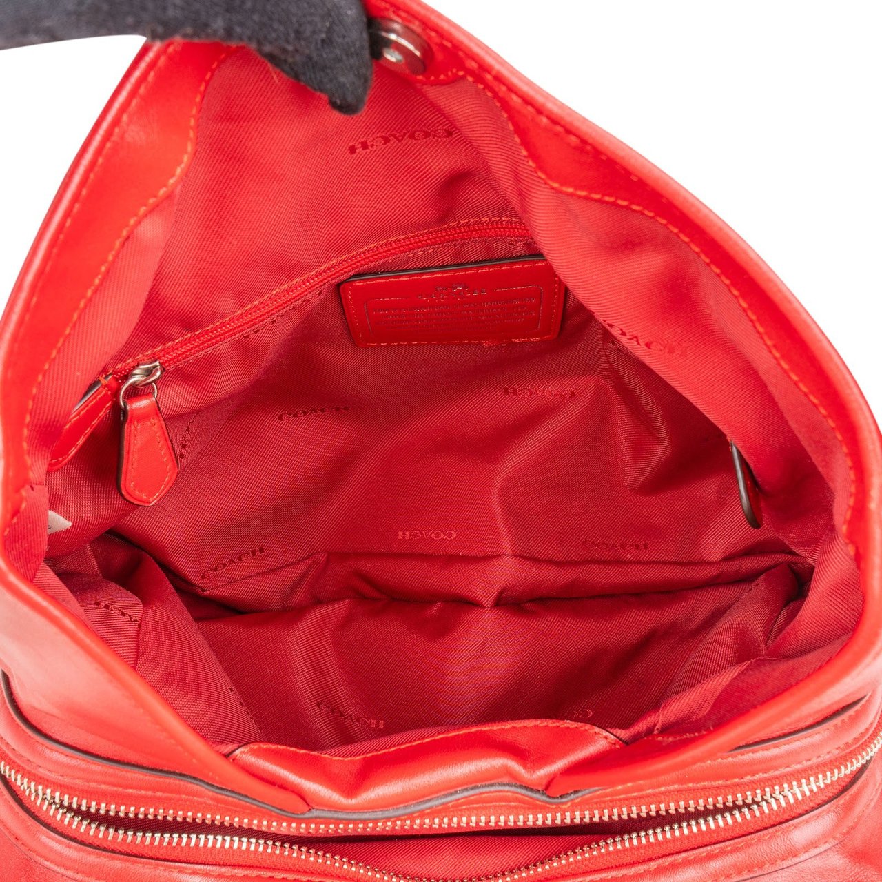 Coach Coach Monogram Signature Canvas Celeste Convertible Hobo Shoulder Bag Rood