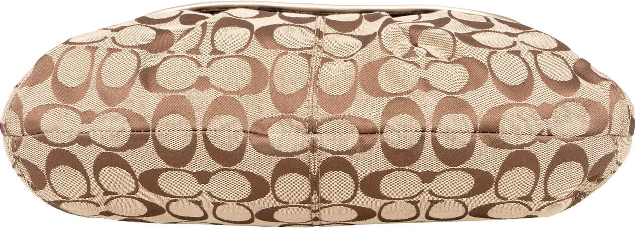 Coach Coach Monogram Soho Signature Flap Shoulder Bag Bruin