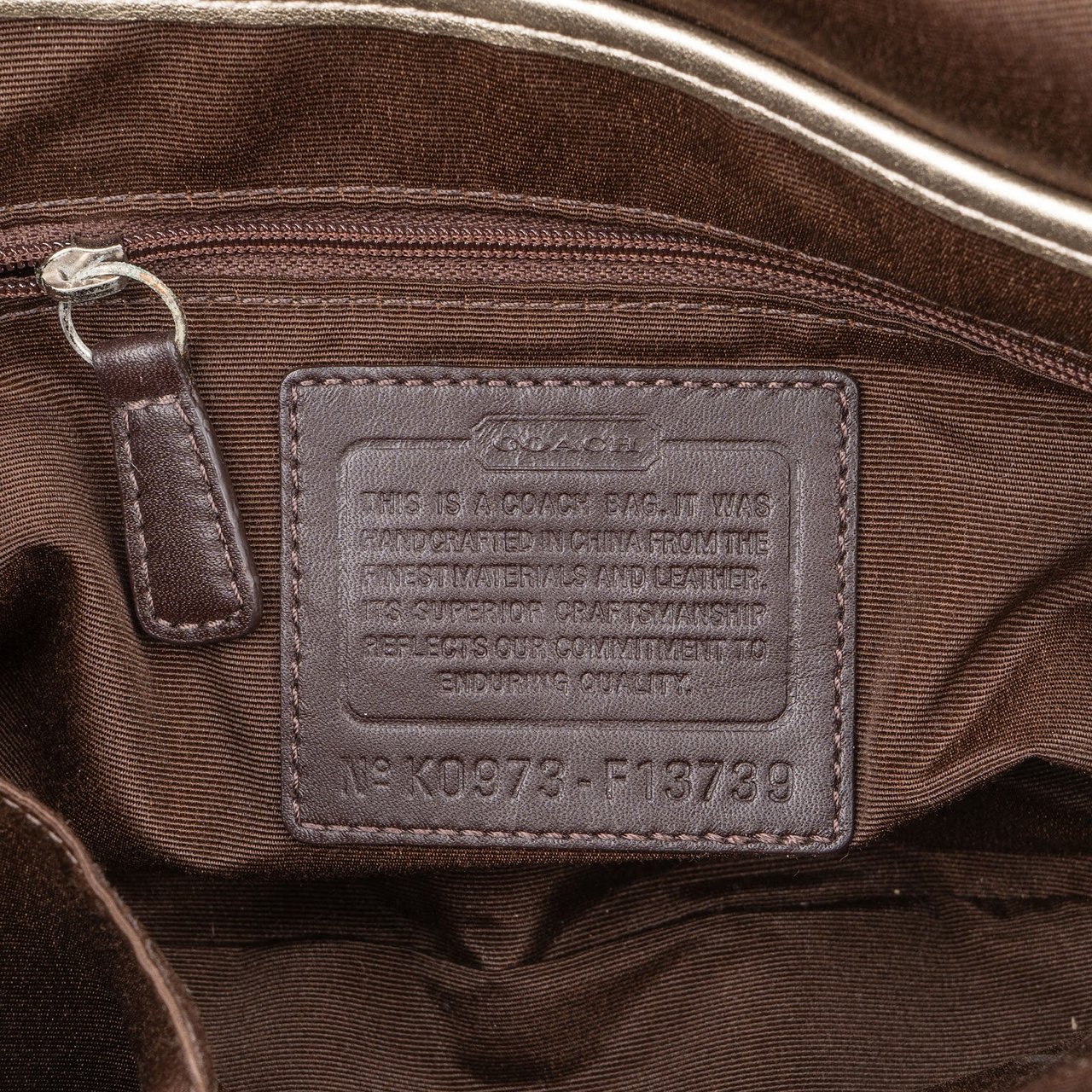 Coach Coach Monogram Soho Signature Flap Shoulder Bag Bruin