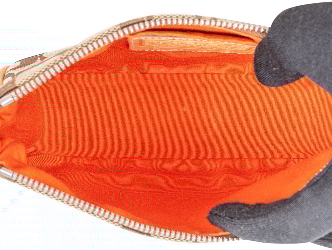 Coach Coach Monogram Signature Canvas Demi Handbag Bruin