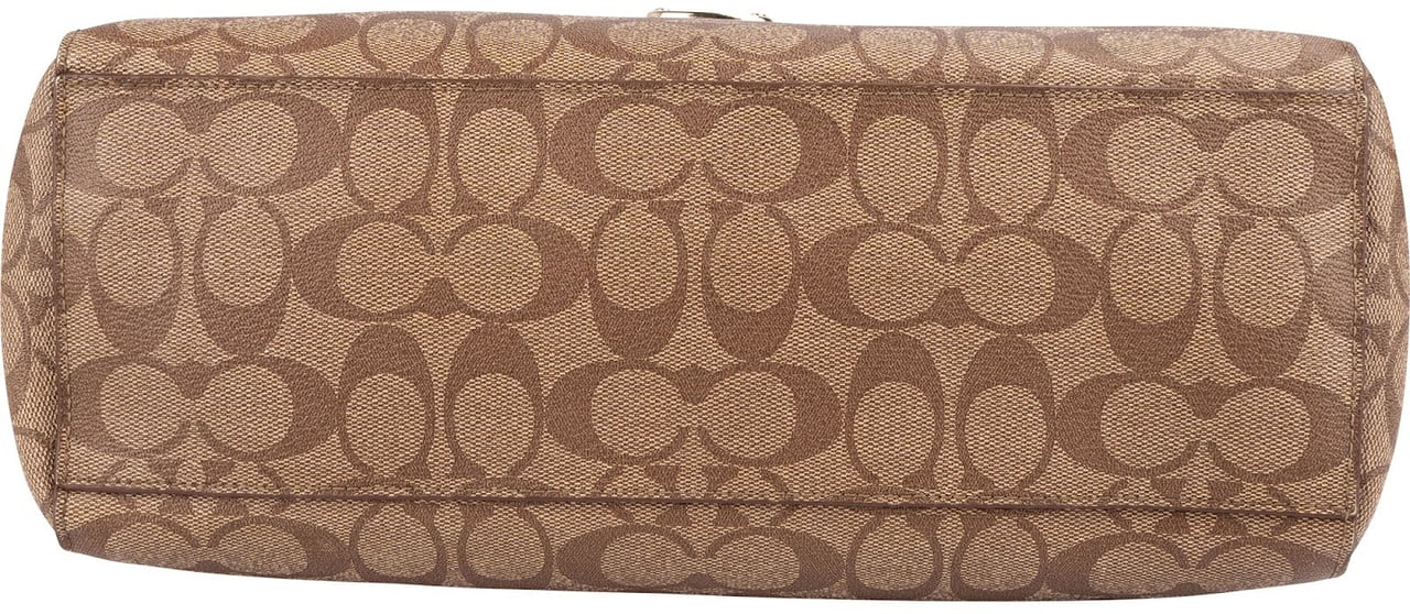 Coach Coach Monogram Signature Mia Hobo Shoulder Bag Bruin