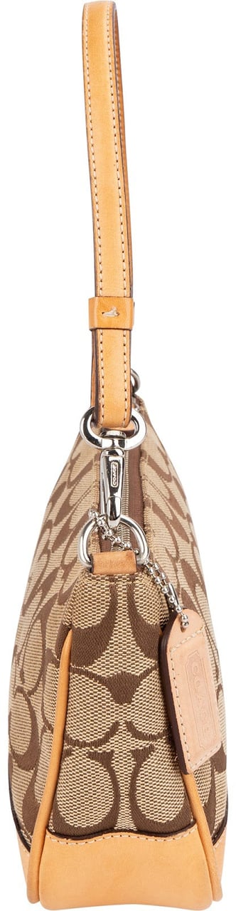 Coach Coach Monogram Signature Demi Handbag Bruin