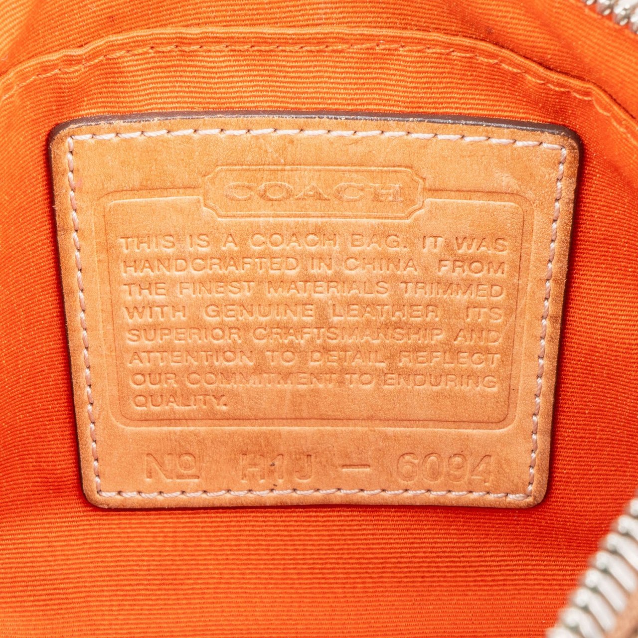 Coach Coach Monogram Signature Demi Handbag Bruin