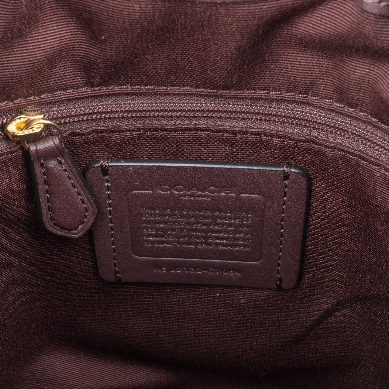 Coach Coach Monogram Demi Bucket in Signature Stripe Handbag Bruin