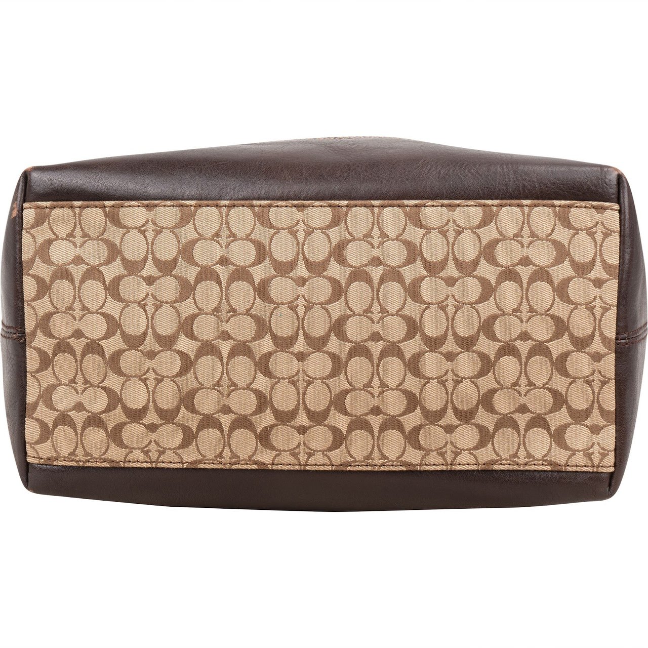 Coach Coach Monogram Stripe Crossbody Bag Bruin