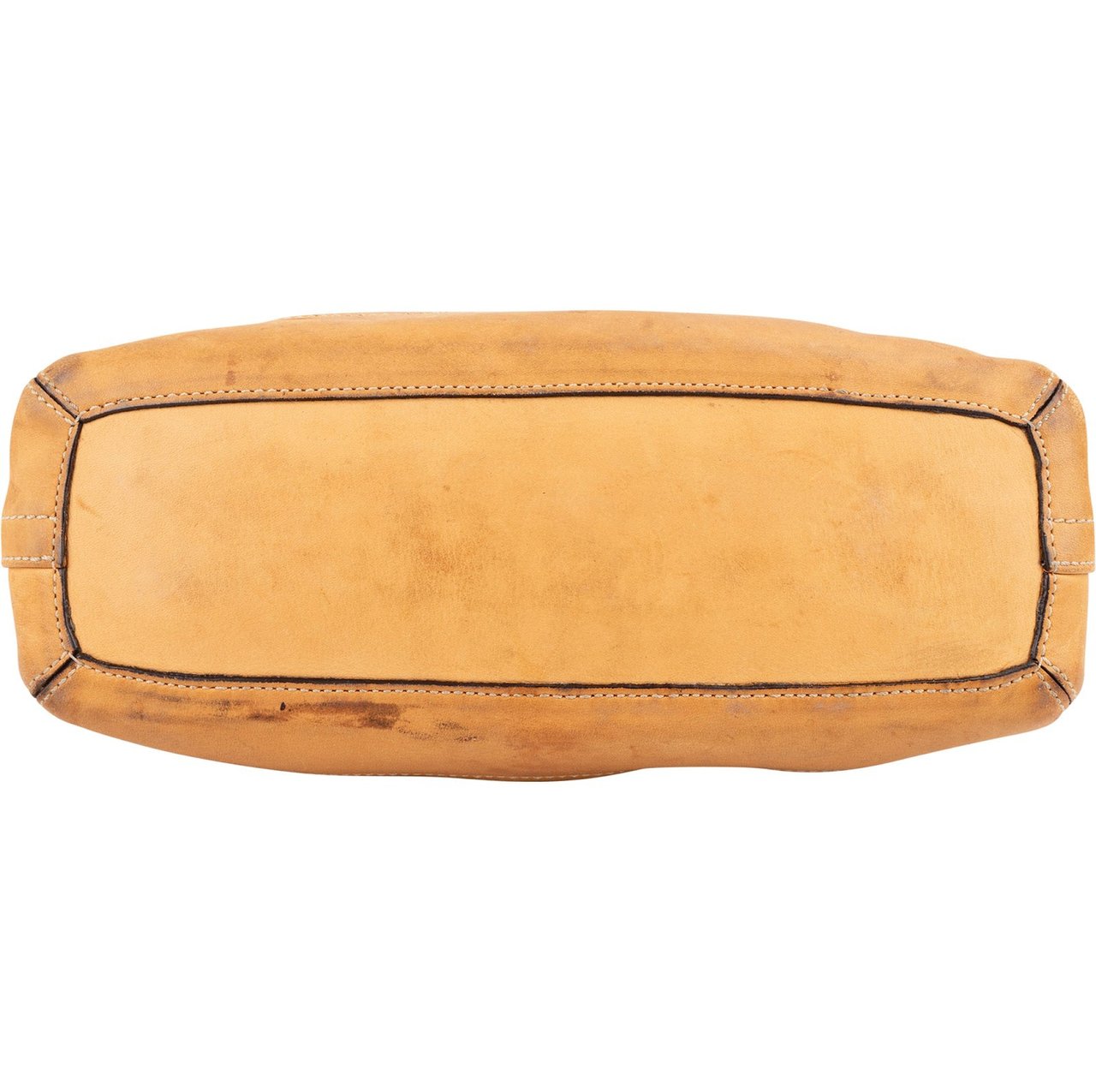 Coach Coach Monogram Signature Pouch Shoulder Bag Bruin