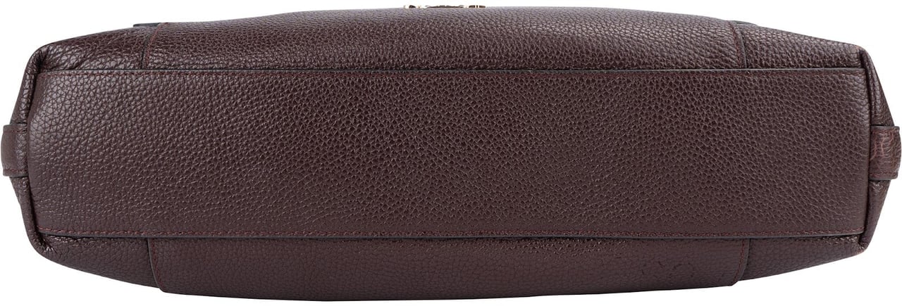 Coach Pebbled Leather Hadley Hobo Shoulder Bag Bruin