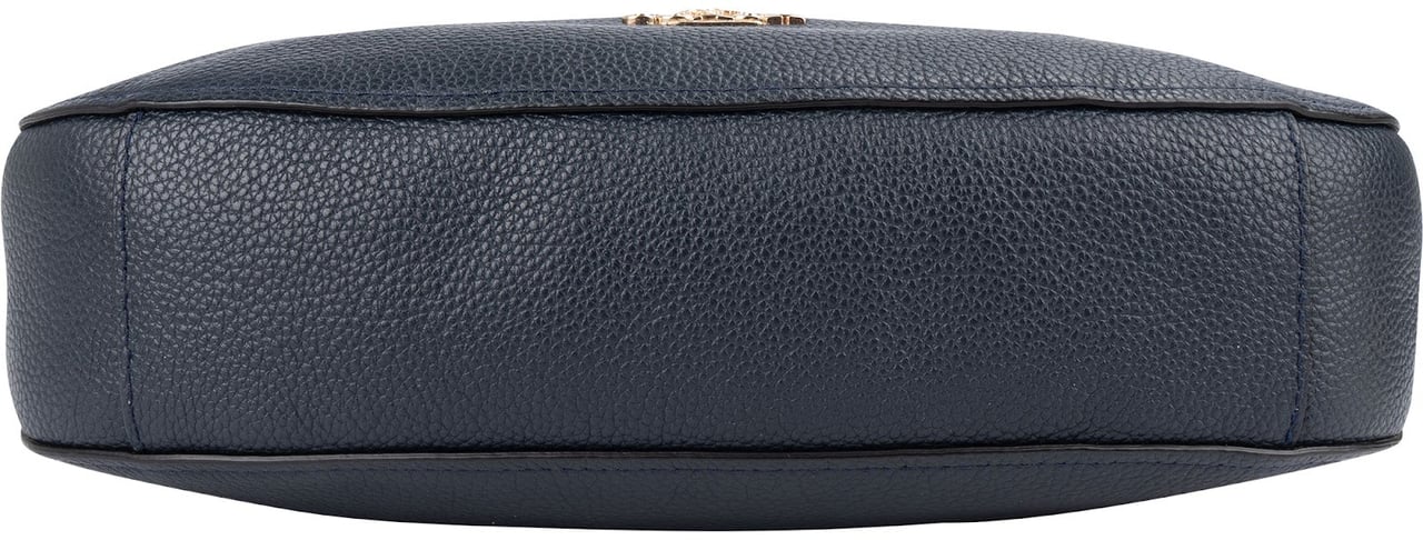 Coach Coach Pebbled Leather Small Mia Shoulder Bag Navy