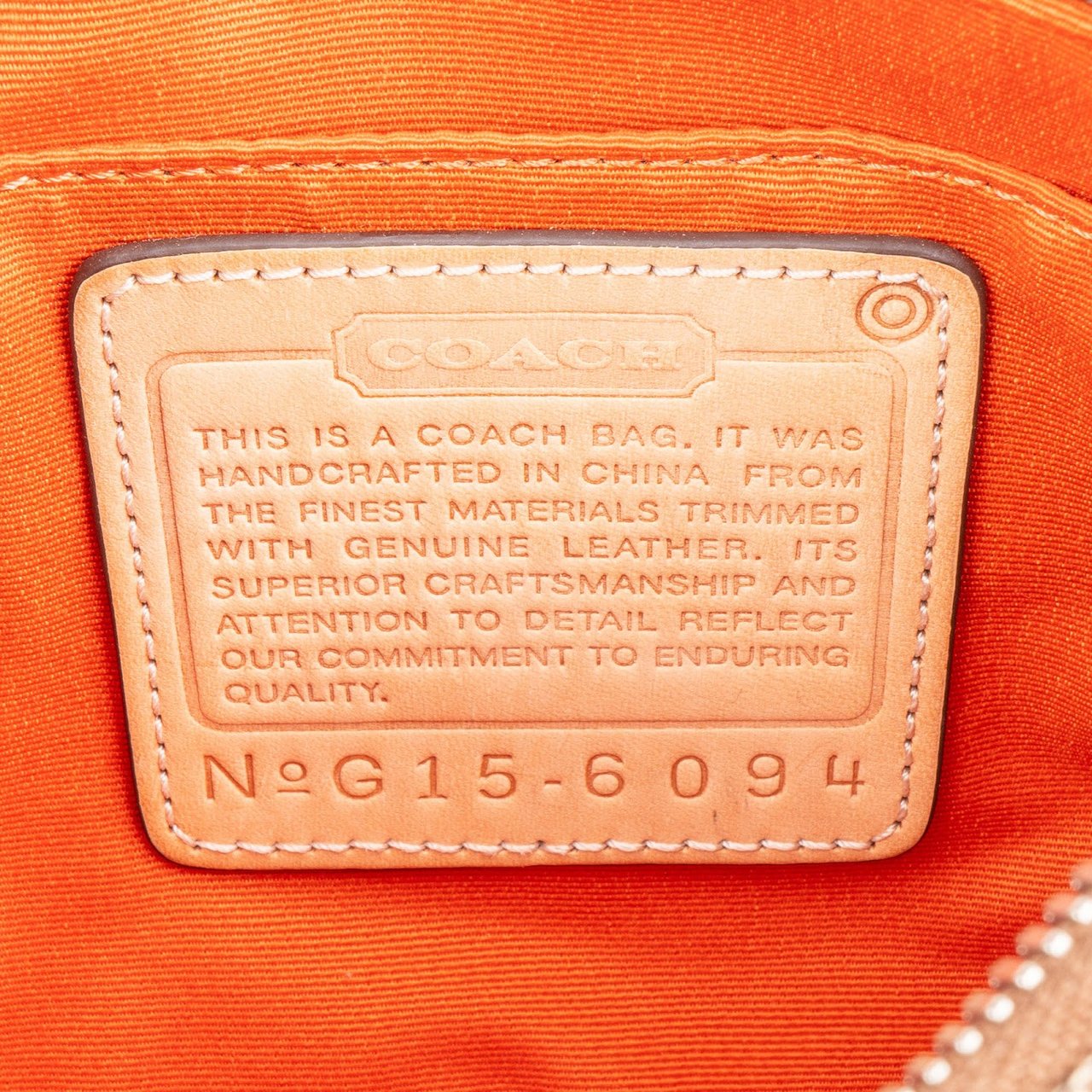 Coach Monogram Signature Demi Handbag Bruin