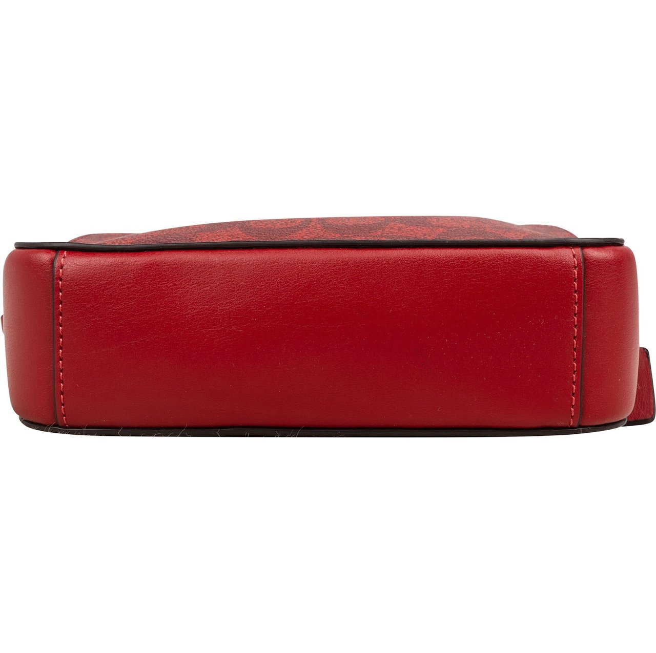 Coach Coach Monogram Signature Camera Crossbody Bag Rood