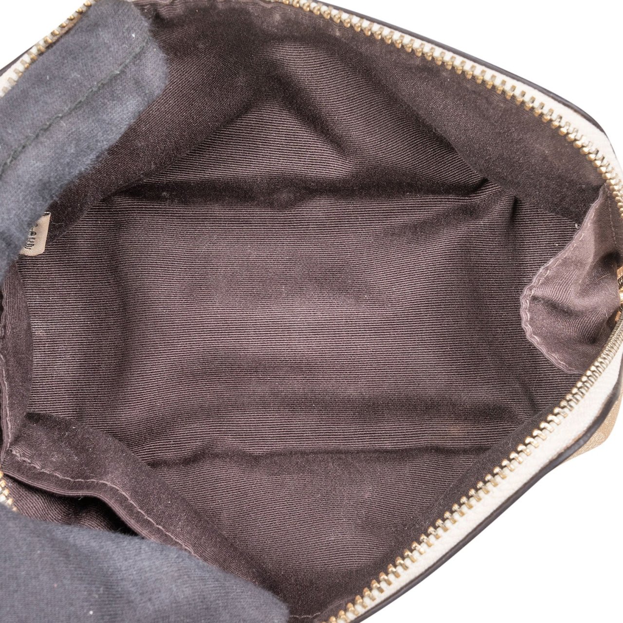 Coach Monogram Signature Cosmetic Pouch Beige