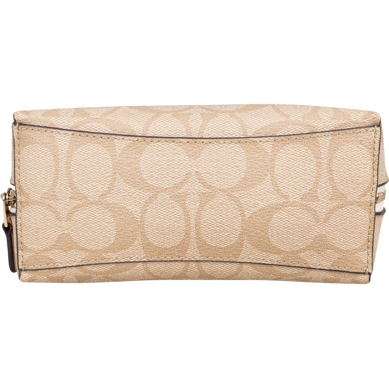Coach Monogram Signature Cosmetic Pouch Beige
