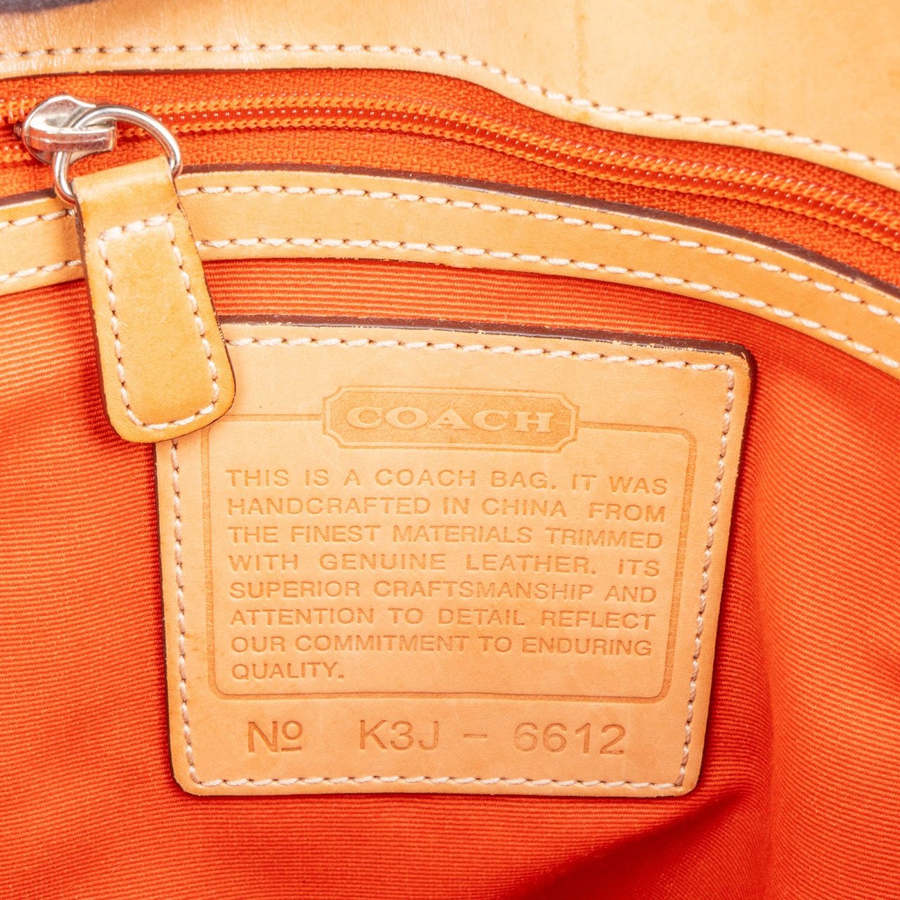 Coach Monogram Signature Hampton Bucket Tote Shoulder Bag Bruin