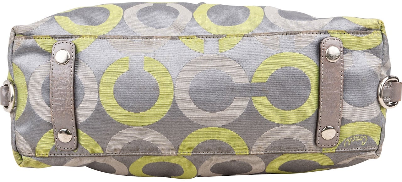 Coach Coach Madison Op Art Sabrina Sateen Satchel Handbag Divers