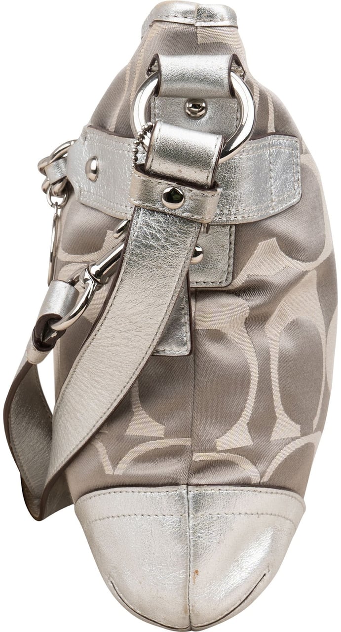 Coach Monogram Signature Glam Tote Shoulder Bag Divers