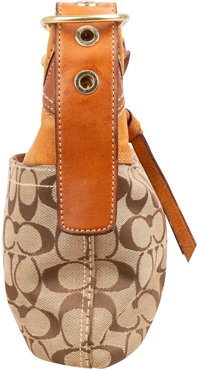 Coach Coach Monogram Signature Duffle Shoulder Bag Bruin