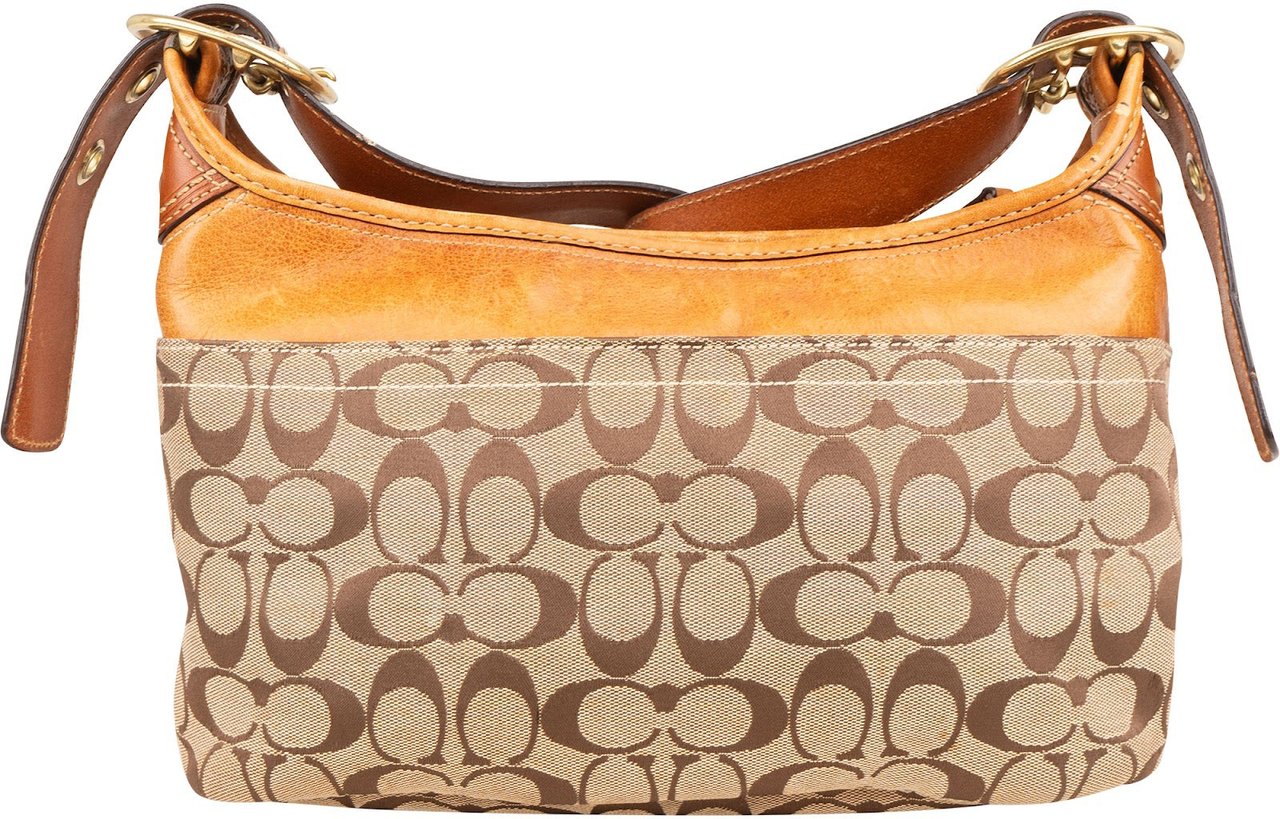 Coach Coach Monogram Signature Duffle Shoulder Bag Bruin