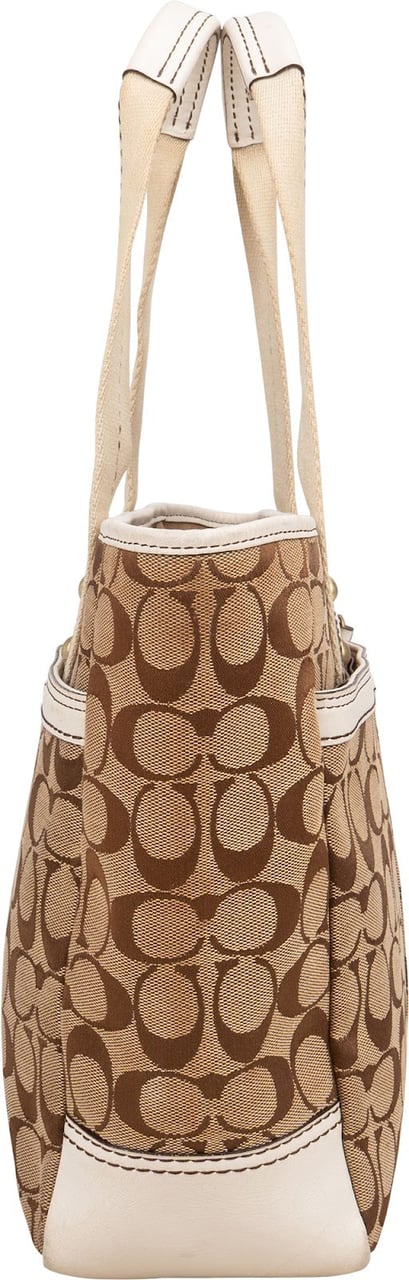 Coach Coach Monogram Signature Tote Shoulder Bag Bruin