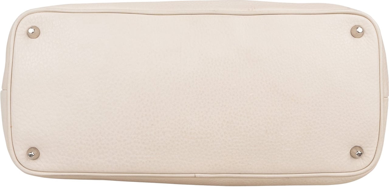Coach Pebbled Leather Legacy Handbag Wit